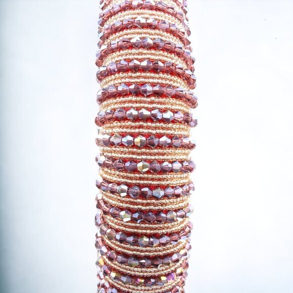 Burgundy Luxury Statement Headband Women - Picture 7 of 7